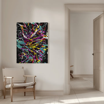 Vibrant Paint Splash | Canvas - Room Interior 1