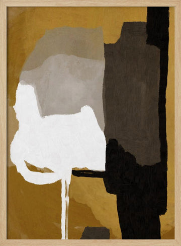 Resting | Poster - Wood Frame Interior