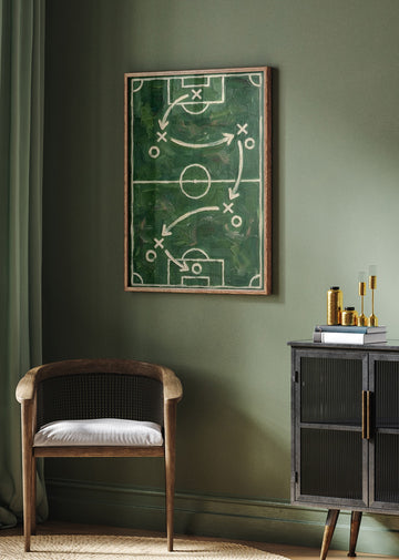 Soccer Field Strategy | Poster - Room Interior 2