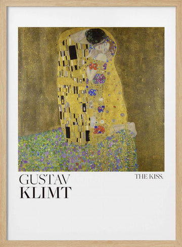 The Kiss (1907–1908) Poster | Poster - Wood Frame Interior