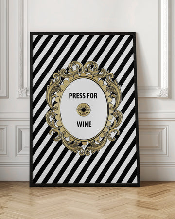 Press For Wine | Poster - Room Interior 1