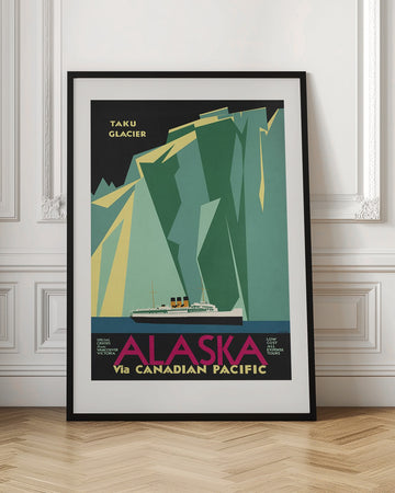 Alaska Via Canadian Pacific. Taku Glacier | Poster - Room Interior 1