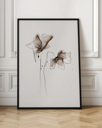 Watercolor Botanical Blooms | Poster - Room Interior 1