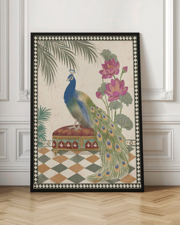 Royal Peacock Garden | Poster - Room Interior 1
