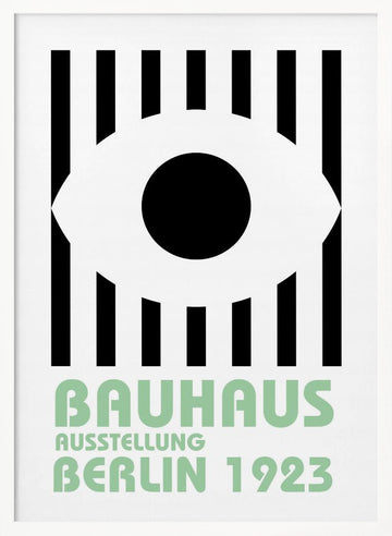 Bauhaus Eye | Poster - White Frame Interior