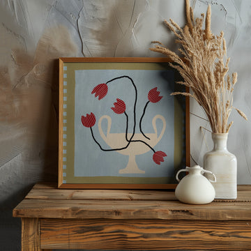Out of Vase Blooms 6 | Poster - Room Interior 1