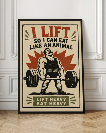 Strongman Gym Humor | Poster - Room Interior 1