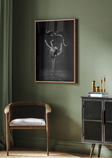Elegant Ribbon Gymnast | Poster - Room Interior 2