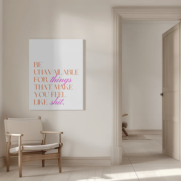 Empowering Self-Care Quote | Canvas - Room Interior 1