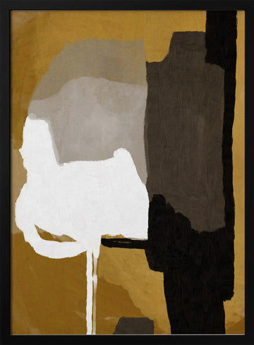 Resting | Poster - Black Metal Frame Interior