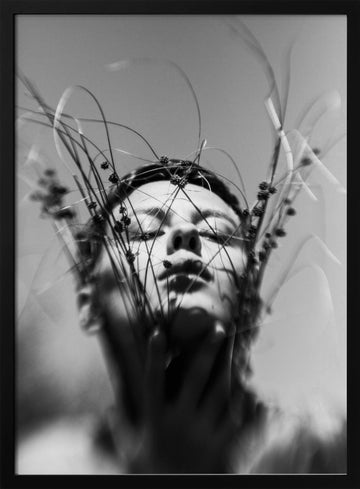 Nature's Serene Embrace | Poster - Black Metal Frame Interior