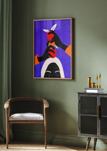 Vibrant Fruit Meditation | Poster - Room Interior 2