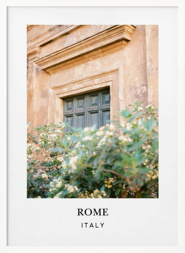 Trastevere Rome Travel poster | Poster - White Frame Interior