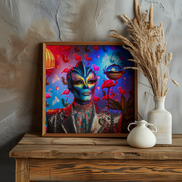 Vibrant Tropical Drag | Poster - Room Interior 1