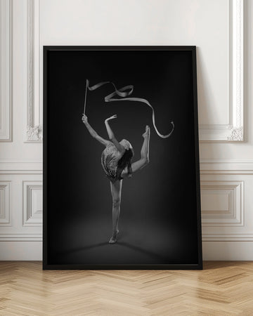 Rhythmic Gymnast Ribbon Pose | Poster - Room Interior 1