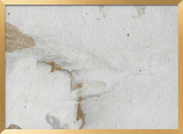 Organic Marble Swirls | Poster - Gold Frame Interior
