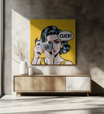 Pop Art Photographer | Canvas - Room Interior 2