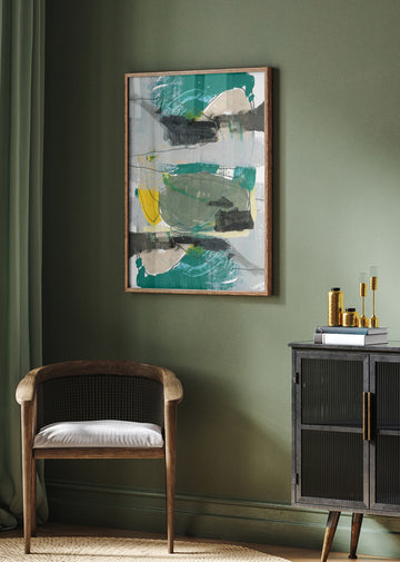 Vibrant Abstract Strokes | Poster - Room Interior 2