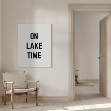 On Lake Time | Canvas - Room Interior 1