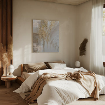 Sparkling Gold Abstract | Canvas - Room Interior 2