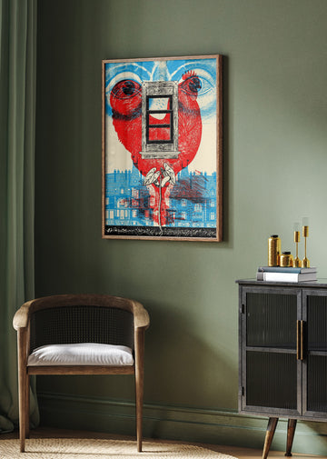 Eyes Heart Window City | Poster - Room Interior 2