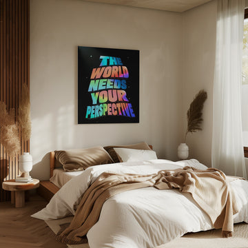 Vibrant Perspective Message | Canvas - Room Interior 2