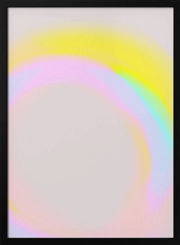 Pastel Aurora | Poster - Black Metal Frame Interior