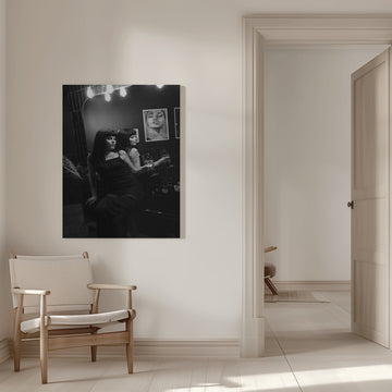 Elegant Woman Reflection | Canvas - Room Interior 1
