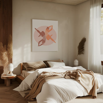 Dancing Women Balance | Canvas - Room Interior 2