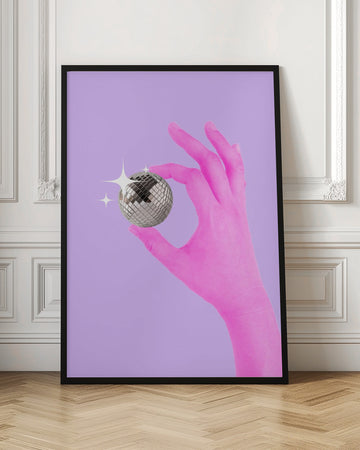 Pink Glow Sphere | Poster - Room Interior 1