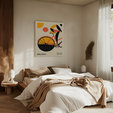 Abstract Bike Rider | Canvas - Room Interior 2