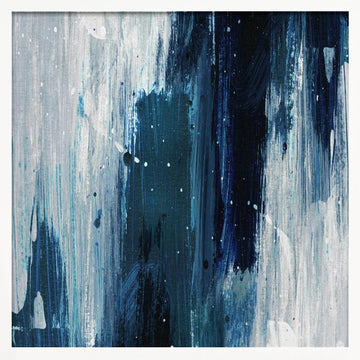 Indigo 2 | Poster - White Frame Interior