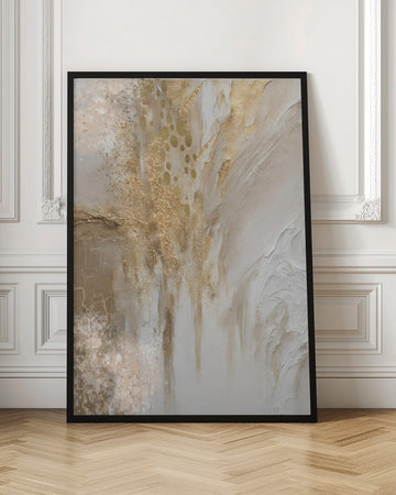 Sparkling Gold Abstract | Poster - Room Interior 1