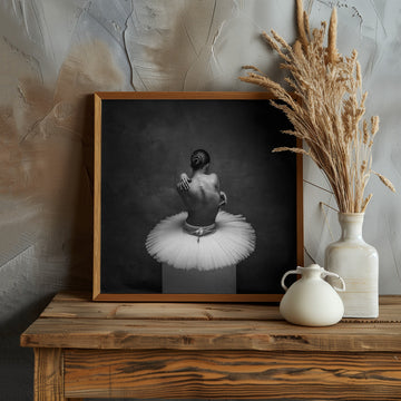 Graceful Ballerina Back | Poster - Room Interior 1