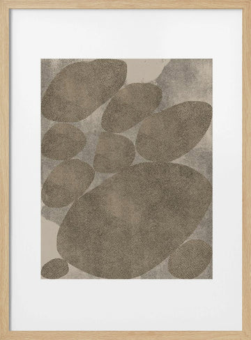 Oval Serenity | Poster - Wood Frame Interior