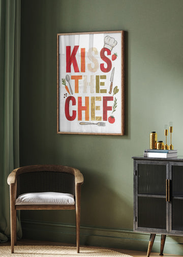 Kiss The Chef | Poster - Room Interior 2
