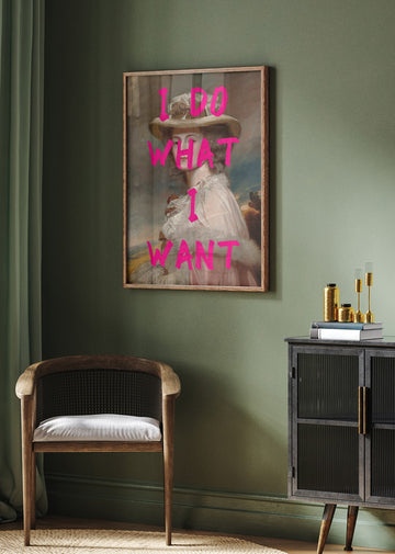 Rebellious Classic Portrait | Poster - Room Interior 2