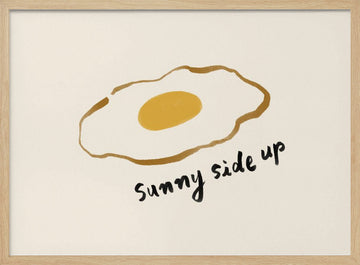 Sunny Side Up | Poster - Wood Frame Interior