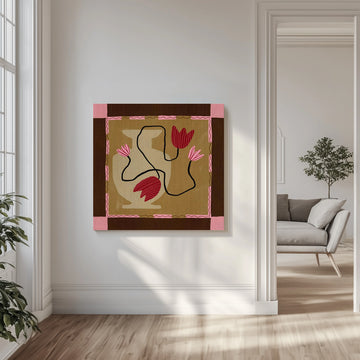 Out of Vase Blooms 4 | Canvas - Room Interior 1