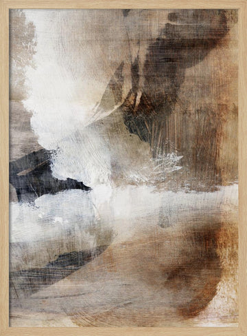 Layers 2 | Poster - Wood Frame Interior