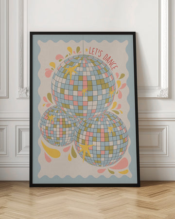 Lets Dance Retro Disco | Poster - Room Interior 1