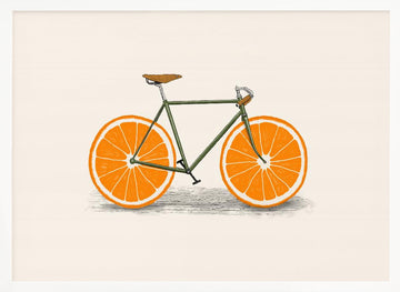 Citrus Cycle | Poster - White Frame Interior