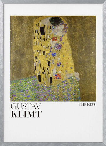 The Kiss (1907–1908) Poster | Poster - Silver Frame Interior