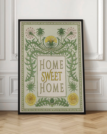 Vintage Home Sweet Home | Poster - Room Interior 1