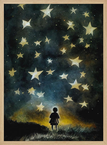 Starry Dreams | Poster - Wood Frame Interior