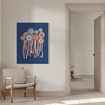 Patriotic Rosette Ribbons | Canvas - Room Interior 1