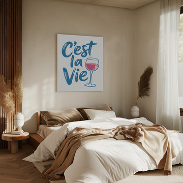 C'est la Vie Wine | Canvas - Room Interior 2