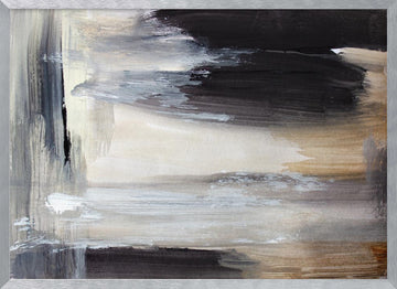 Abstract Earth Tones | Poster - Silver Frame Interior