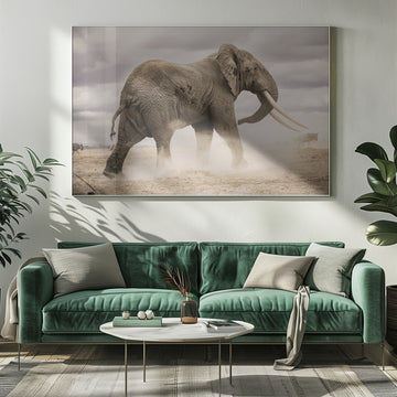 African Elephant Dust | Poster - Room Interior 1