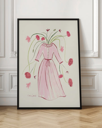 Blooming Pink Dress | Poster - Room Interior 1